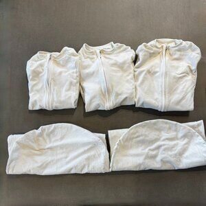 Happiest Baby Sleep Sacks & Fitted Sheets Bundle (5 Pieces)